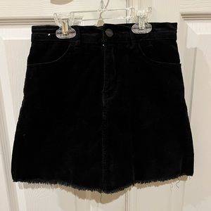 Brandy Melville |  Corduroy Ribbed Skirt